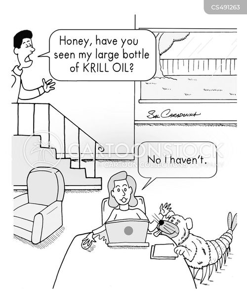 Fish Oils Cartoons and Comics funny pictures from CartoonStock