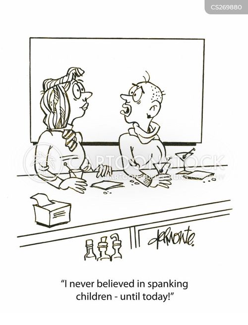 Spanking Controversy Cartoons and Comics - funny pictures from CartoonStock