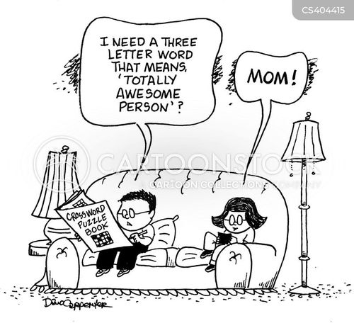 Crossword Puzzle Cartoons And Comics Funny Pictures From CartoonStock