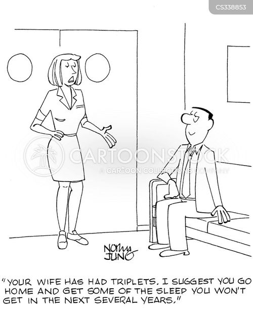 Triplets Cartoons and Comics - funny pictures from CartoonStock