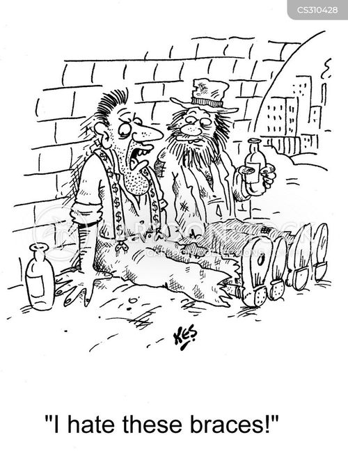 Suspenders Cartoons and Comics funny pictures from CartoonStock