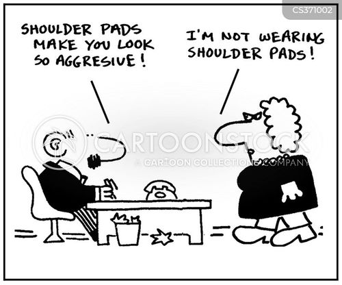 Shoulder Pads Cartoons and Comics funny pictures from CartoonStock