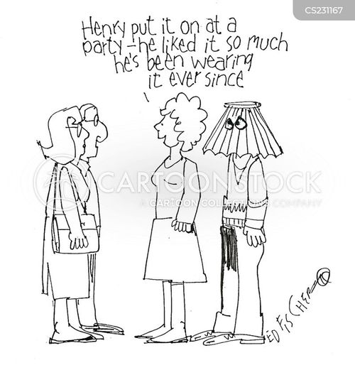 Lampshades Cartoons and Comics funny pictures from CartoonStock
