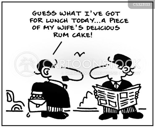 Rum Cake Cartoons and Comics funny pictures from CartoonStock