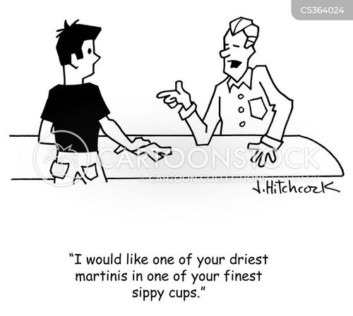 Dry Martini Cartoons and Comics funny pictures from CartoonStock