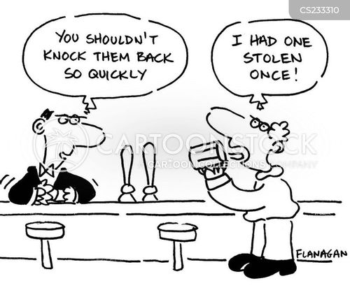 Quick Drinker Cartoons and Comics funny pictures from CartoonStock