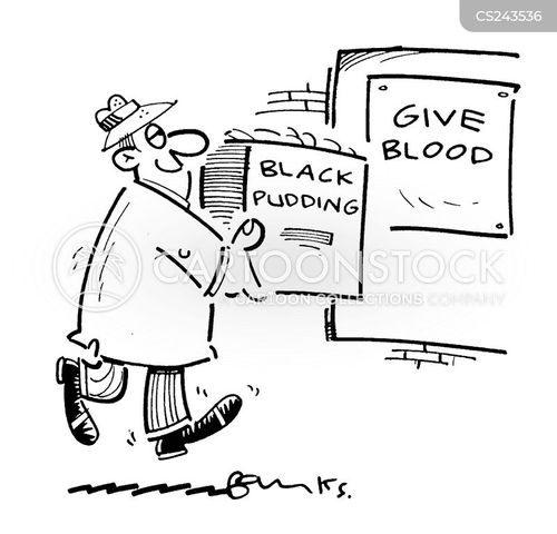 Black Pudding Cartoons and Comics funny pictures from CartoonStock