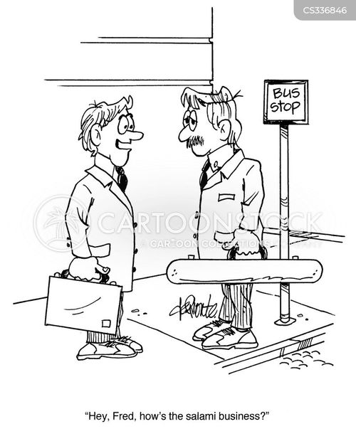 Salami Cartoons and Comics funny pictures from CartoonStock