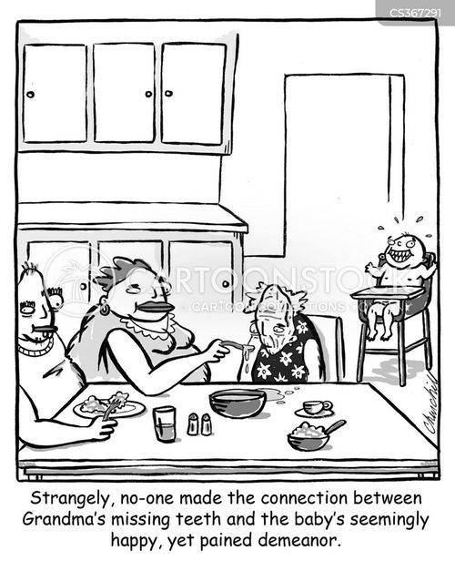 Teething Cartoons and Comics funny pictures from CartoonStock