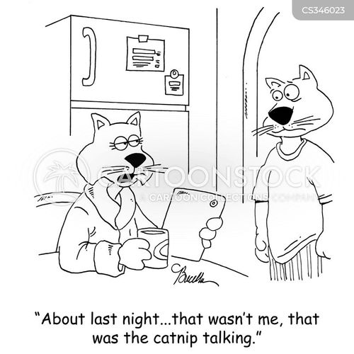Cat-nips Cartoons and Comics - funny pictures from CartoonStock
