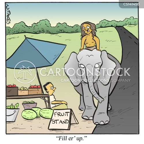 Elephant Ride Cartoons and Comics funny pictures from CartoonStock