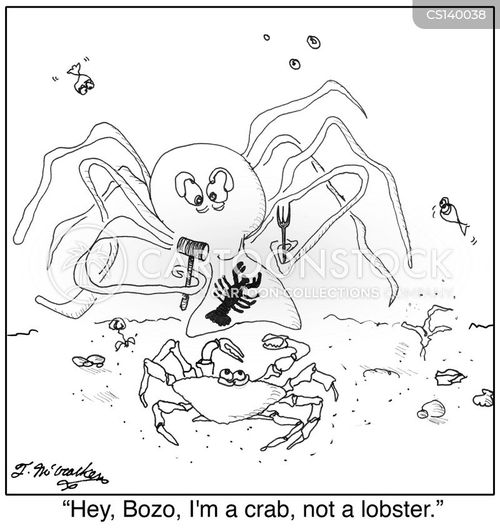 Lobster Bib Cartoons and Comics funny pictures from CartoonStock