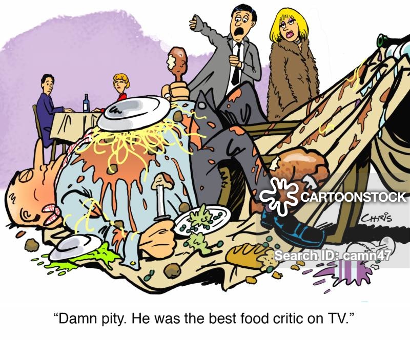 Food Reviewers Cartoons and Comics funny pictures from CartoonStock