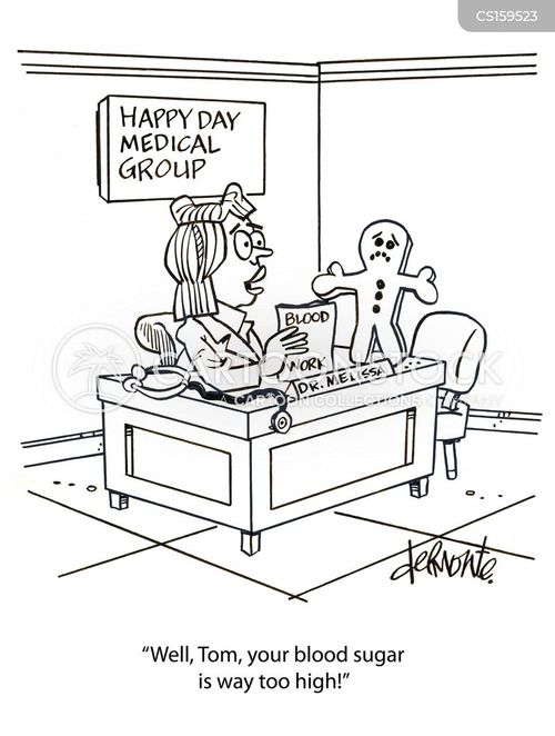 Blood Sugar Cartoons and Comics funny pictures from CartoonStock