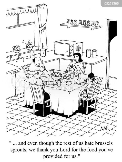 Saying Grace Cartoons and Comics funny pictures from CartoonStock