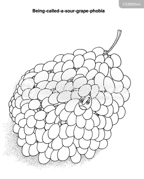 Sour Grapes Cartoons and Comics funny pictures from CartoonStock