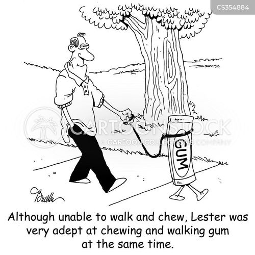 Gum Chewing Cartoons and Comics funny pictures from CartoonStock