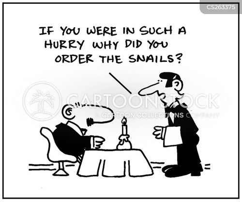 Snails Pace Cartoons and Comics funny pictures from CartoonStock
