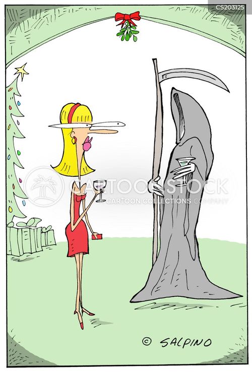 Mistletoe Cartoons And Comics Funny Pictures From Cartoonstock