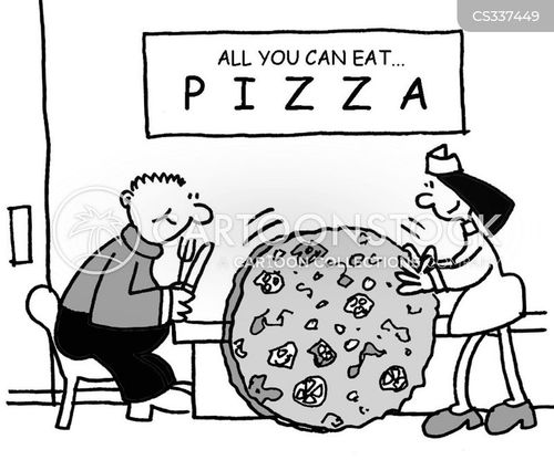 Pizza Toppings Cartoons and Comics funny pictures from CartoonStock