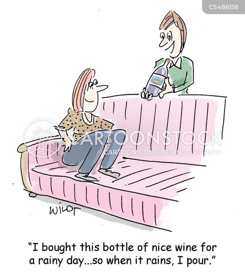 Wine Racks Cartoons and Comics funny pictures from CartoonStock