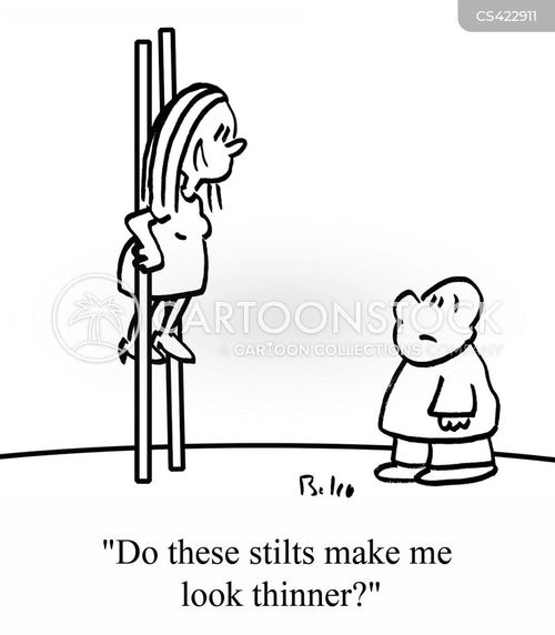Stilts Cartoons and Comics funny pictures from CartoonStock