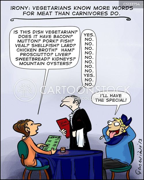 Meat Eating Cartoons and Comics funny pictures from CartoonStock