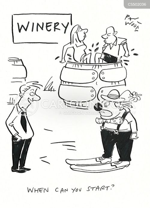 Grape Stomping Cartoons and Comics funny pictures from CartoonStock