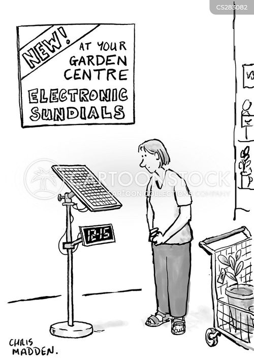 Sundial Cartoons and Comics funny pictures from CartoonStock