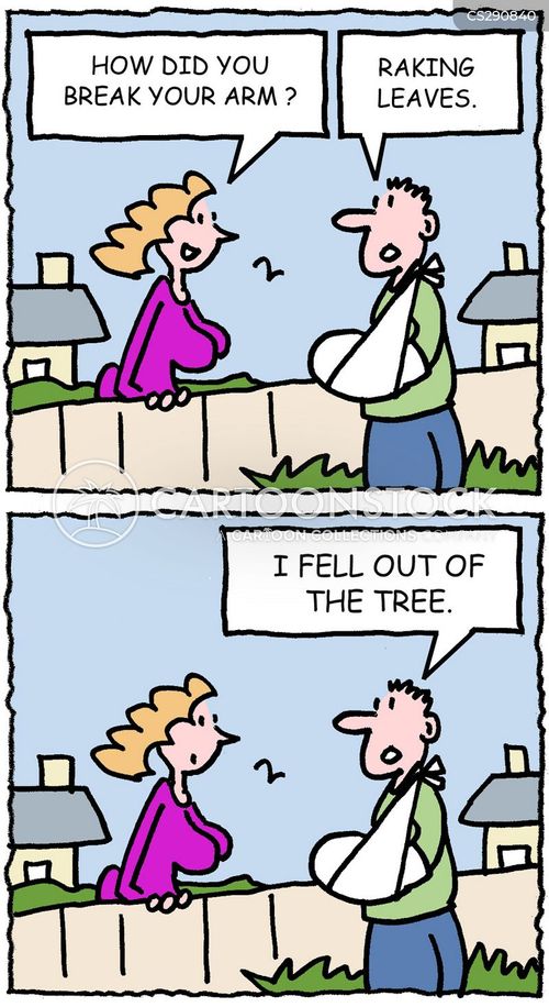 Sweeping Leaves Cartoons and Comics funny pictures from CartoonStock