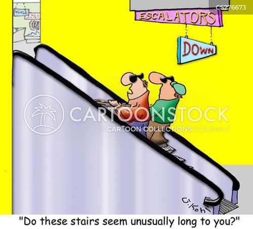 Moving Stairs Cartoons and Comics funny pictures from CartoonStock