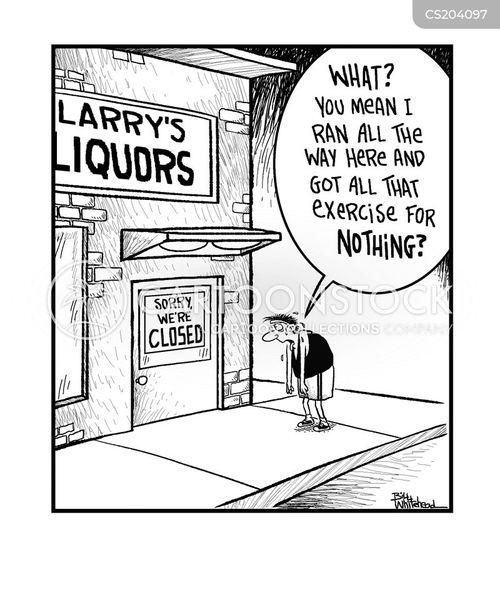 Liquor Store Cartoons and Comics funny pictures from CartoonStock
