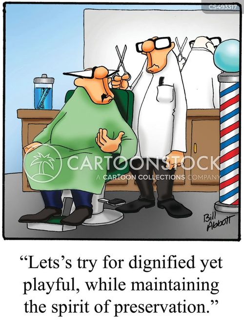 Effortless Hair Cartoons and Comics funny pictures from CartoonStock