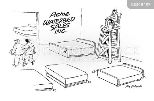 Waterbed Cartoons and Comics funny pictures from CartoonStock