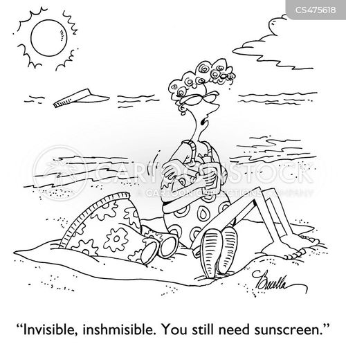 Sun Block Cartoons and Comics - funny pictures from CartoonStock
