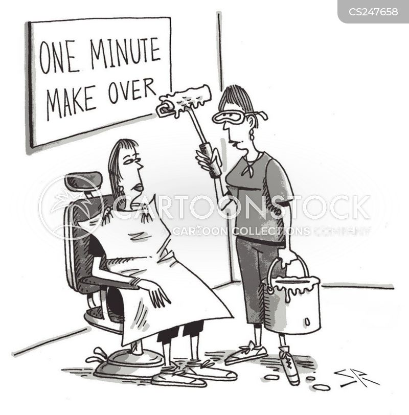 Makeup Artist Cartoons and Comics funny pictures from CartoonStock