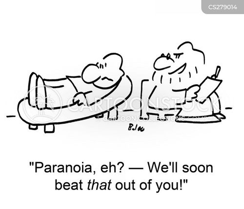 Paranoid Delusions Cartoons and Comics - funny pictures from CartoonStock