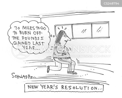 New Years Resolution Cartoons and Comics - funny pictures from CartoonStock