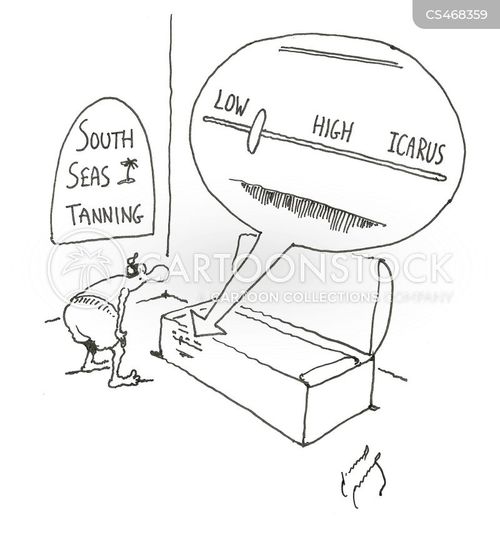 Tanning Salons Cartoons and Comics funny pictures from CartoonStock