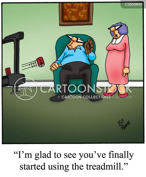 Treadmill Cartoons and Comics funny pictures from CartoonStock