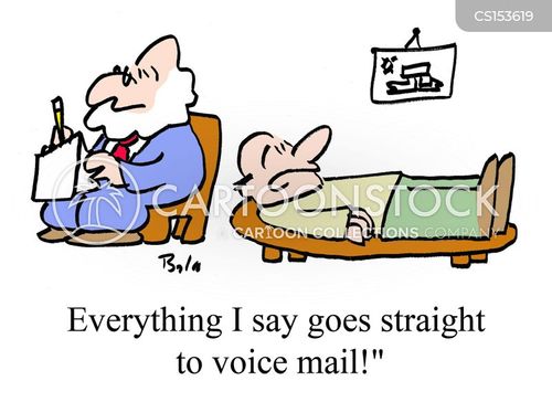 Voicemail Cartoons and Comics funny pictures from CartoonStock