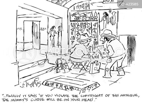 Copyright Example Cartoon Copyright Cartoons and Comics - funny pictures from CartoonStock