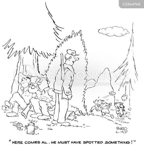 Walk In The Woods Cartoons and Comics - funny pictures from CartoonStock