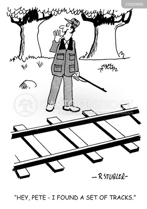 Train Track Cartoon