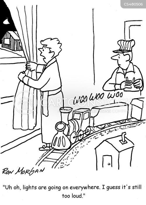 Model Train Cartoons and Comics funny pictures from CartoonStock