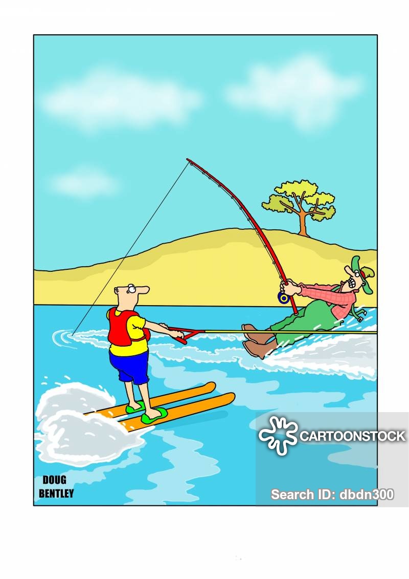 Water Ski Cartoons and Comics funny pictures from CartoonStock