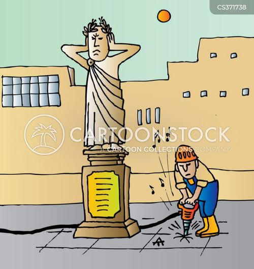 Bore A Hole Into Cartoons and Comics funny pictures from CartoonStock