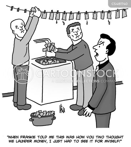 Money Launder Cartoons and Comics funny pictures from CartoonStock