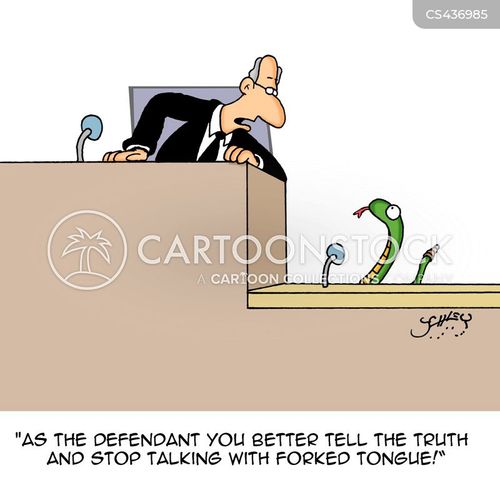 Forked Tongue Cartoons and Comics funny pictures from CartoonStock