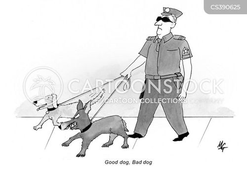 Canine Unit Cartoons and Comics funny pictures from CartoonStock